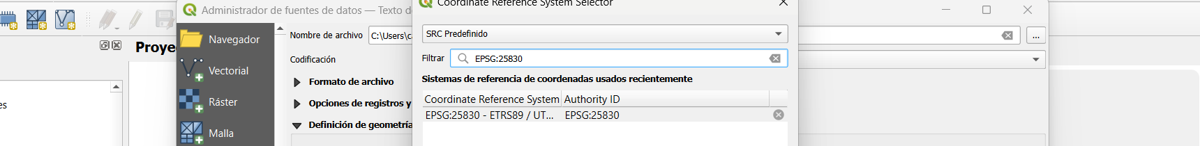 SRC qgis