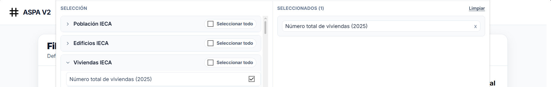 filtros orígenes