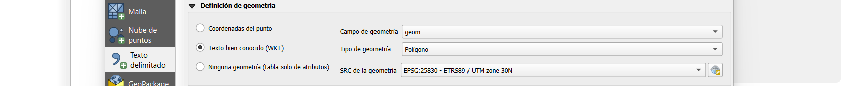 informacion qgis